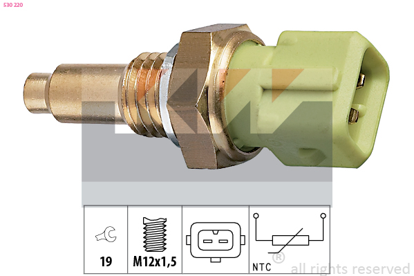 Senzor,temperatura lichid de racire 530 220 KW